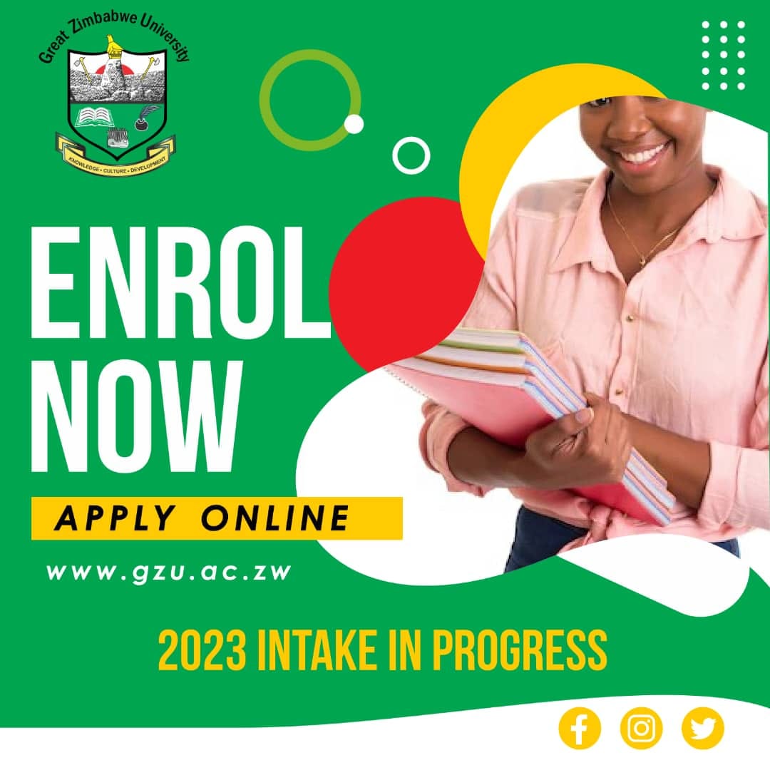 undergraduate Great Zimbabwe University Homepage enrolment pic